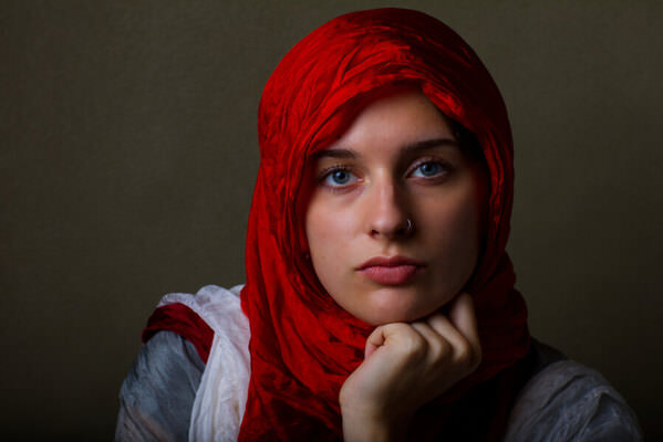 Photograph Peter Dolniak Mariel In Red on One Eyeland