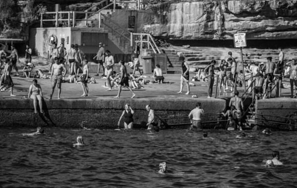 Photograph Erica Mitchell Summer Crowds on One Eyeland