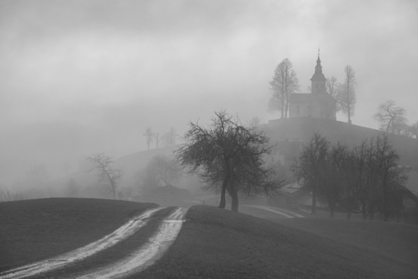Photograph Taymuraz Gumerov Misty Hill Path on One Eyeland