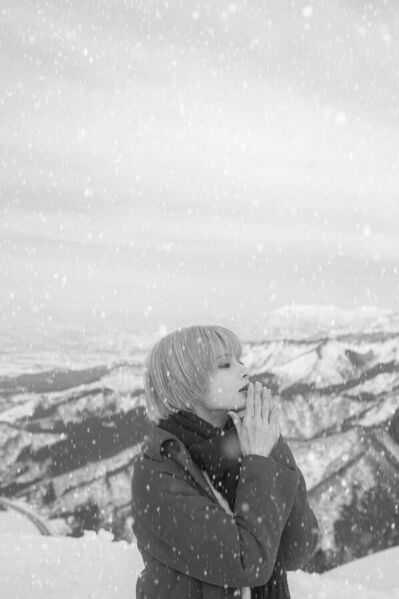 Photograph Setsuna Kurouzu Monochrome Winter on One Eyeland