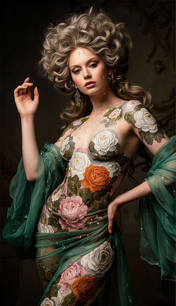 Photograph Dina Poluhina Body Art on One Eyeland