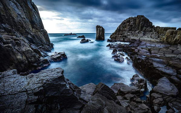 Photograph Aliace Uesan Rocks And Sea on One Eyeland