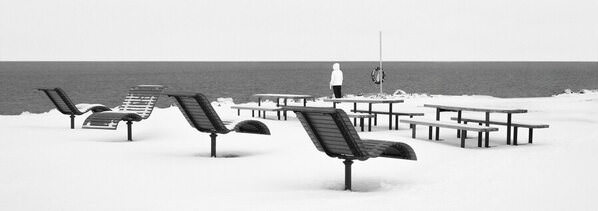 Photograph Petri Damsten Tables And Chairs on One Eyeland