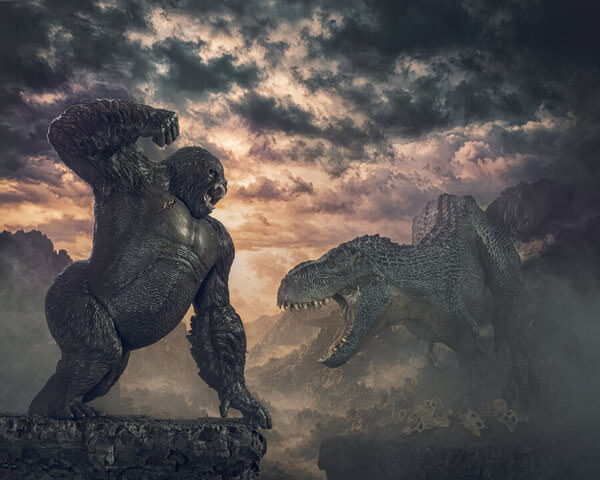 Photograph Peter Rooney Clash Of The Titans on One Eyeland