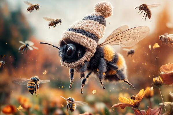 Photograph Luzzitelli Danieli Bees on One Eyeland