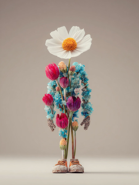 Photograph Mario Forcherio Humans Flowers on One Eyeland