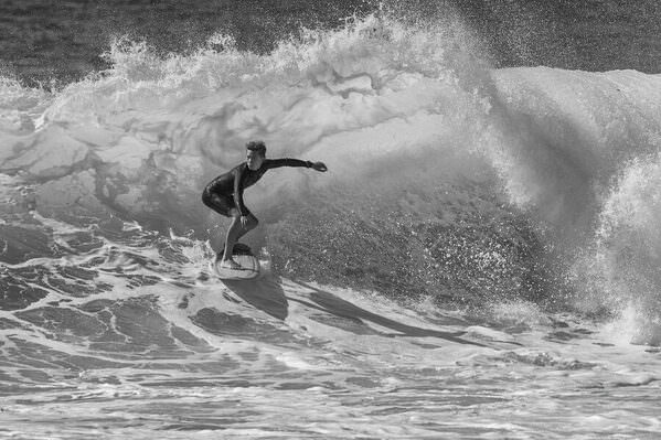 Photograph Steve Turner Backhand Right on One Eyeland