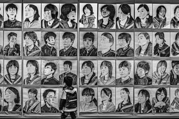Photograph Mel Yukiina Time Arranged In Rows on One Eyeland