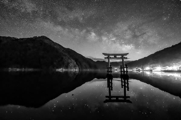 Photograph Kazuyuki Fukushima A Serene Torii Gate In The Water on One Eyeland