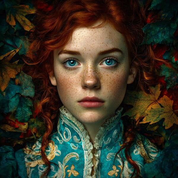 Photograph Flora Paulina Freckles on One Eyeland