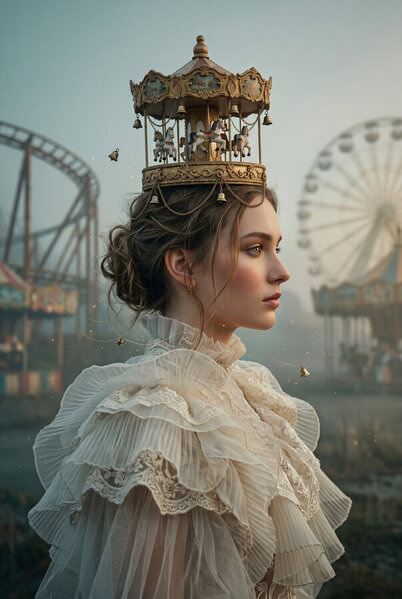 Photograph Svetlana Nesterova Carousel on One Eyeland
