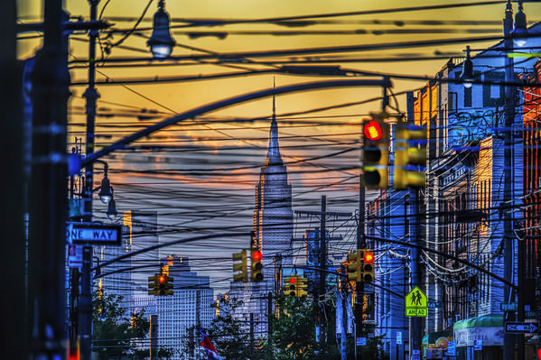 Photograph Mitchell Funk Empire State Building From Brooklyn on One Eyeland