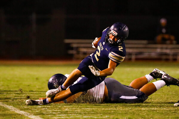 Photograph Arianna Grainey Casteel Varsity Football Vs Higley 2019 on One Eyeland