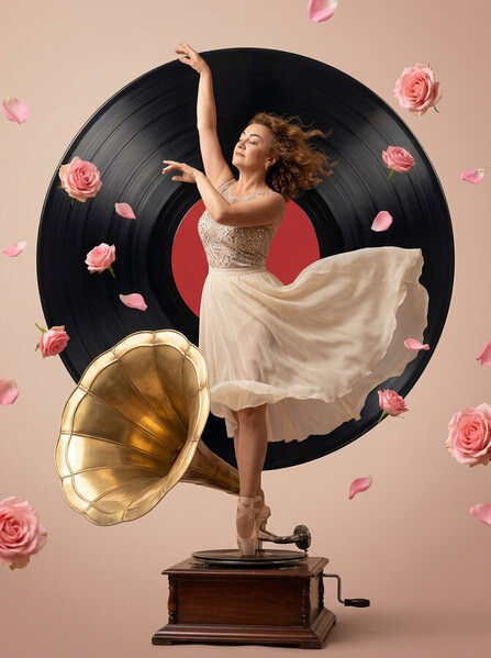 Photograph Irina Babikova Dancing On Vinyl on One Eyeland