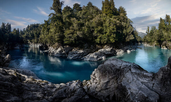 Photograph Stephan Romer Hokitika Gorge on One Eyeland