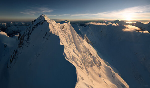 Photograph Stephan Romer Mt Edward on One Eyeland