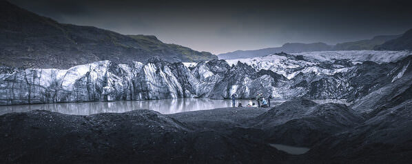 Photograph Claudio Pari On The Glacier on One Eyeland