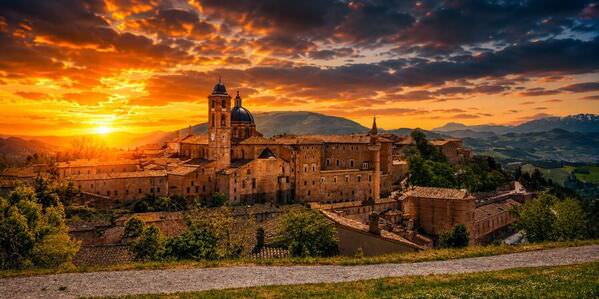 Photograph Andrea Toxiri View Over Urbino on One Eyeland