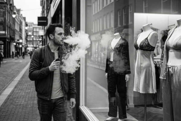 Photograph Huub Keulers Smoke Meets Silk on One Eyeland