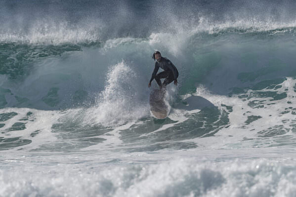 Photograph Steve Turner Surfer Study on One Eyeland