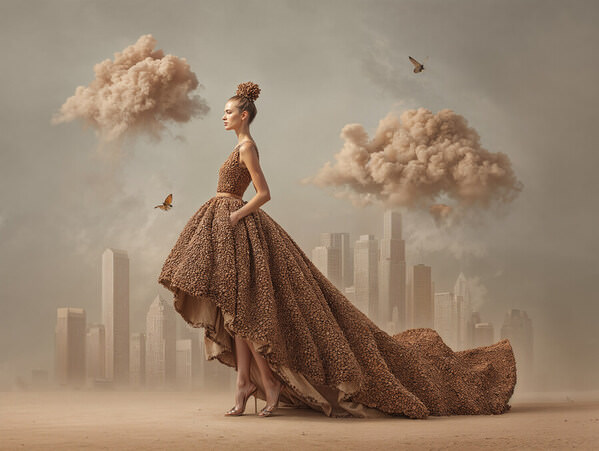 Photograph Teodora Dimitrova Coffee Dress on One Eyeland