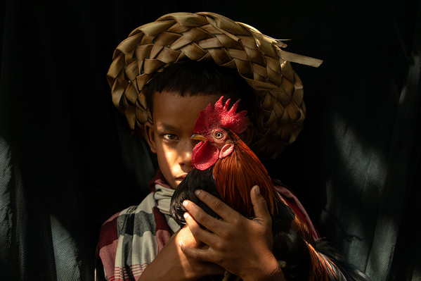 Photograph Phyo Kyaw A Boy And His Bantam on One Eyeland