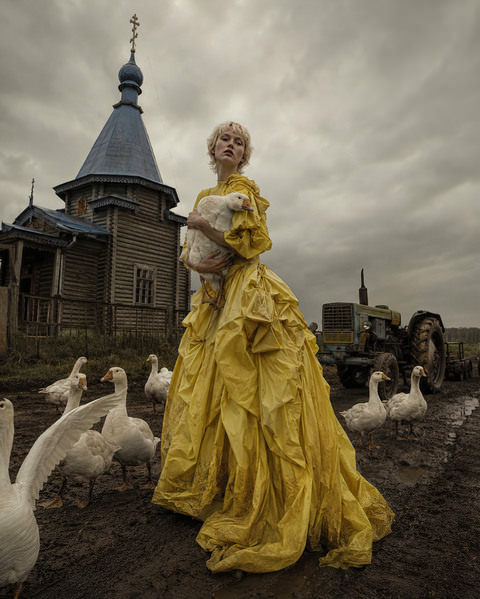 Photograph Ana Montesinos Haute Couture In The Mud on One Eyeland