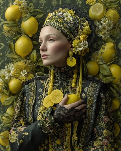 Photograph Flora Paulina Artistic Lemon Lady on One Eyeland