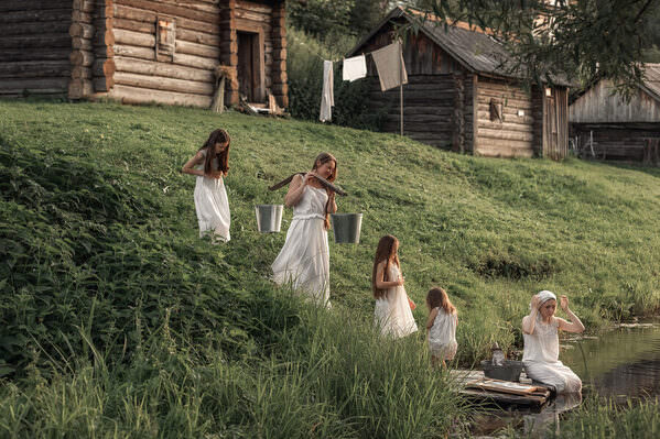 Photograph Irina Platonova Bath Day on One Eyeland