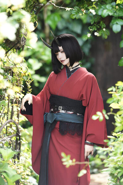 Photograph Haseo Hasegawa Woman In A Kimono1 on One Eyeland