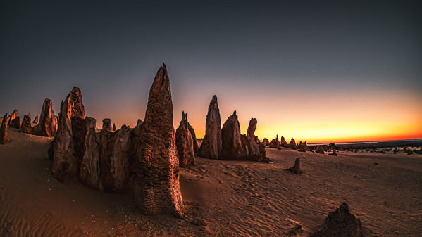 Photograph Ryuhei Suguri Sunset In Pinnacles on One Eyeland