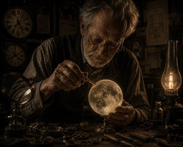 Photograph Elena Akimova Winding Up The Moon on One Eyeland