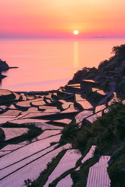 Photograph Eku Nii The Setting Sun Brought Peace To  Sea And Paddy on One Eyeland