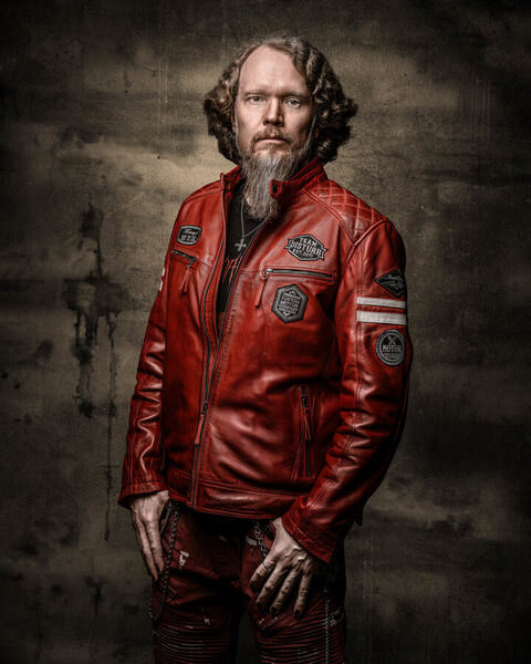 Photograph Petri Damsten Dead Mentors Red on One Eyeland
