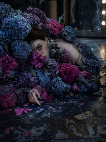 Photograph Mary Kraeva The Weight Of Flowers on One Eyeland