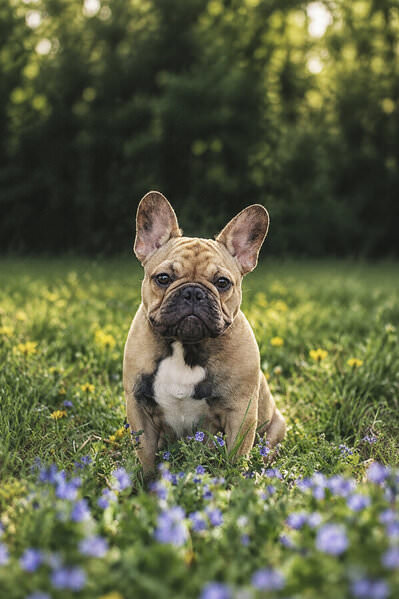Photograph Olga Sofronova French Bulldog on One Eyeland