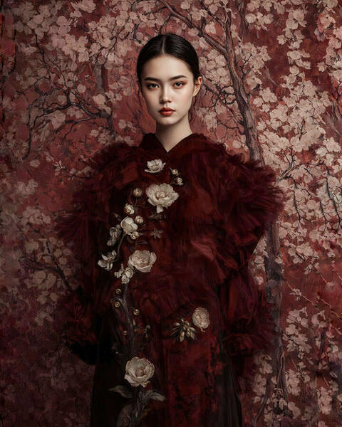 Photograph Ana Montesinos Whispers Among Cherry Blossoms on One Eyeland