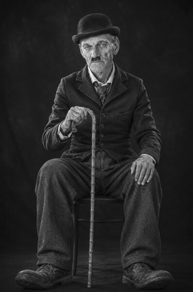 Photograph Olga Sofronova Charli Chaplin on One Eyeland