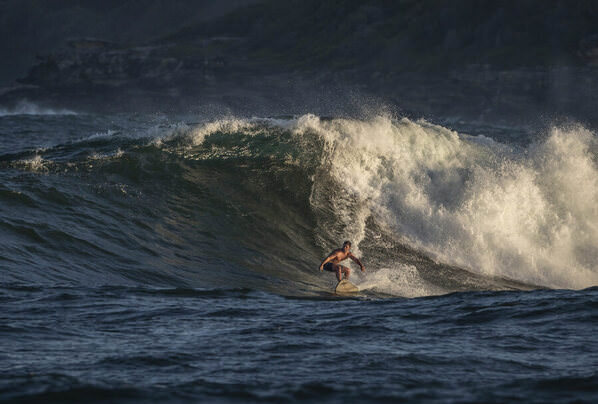 Photograph Steve Turner Last Light on One Eyeland