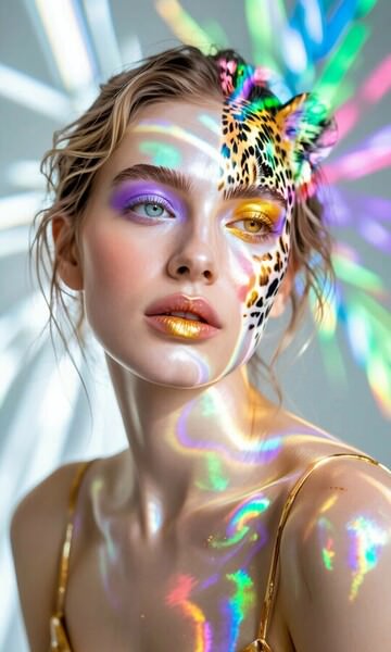 Photograph Galina Levina Body Painting on One Eyeland