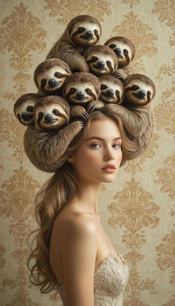 Photograph Dina Poluhina Fashionable Hairstyle on One Eyeland