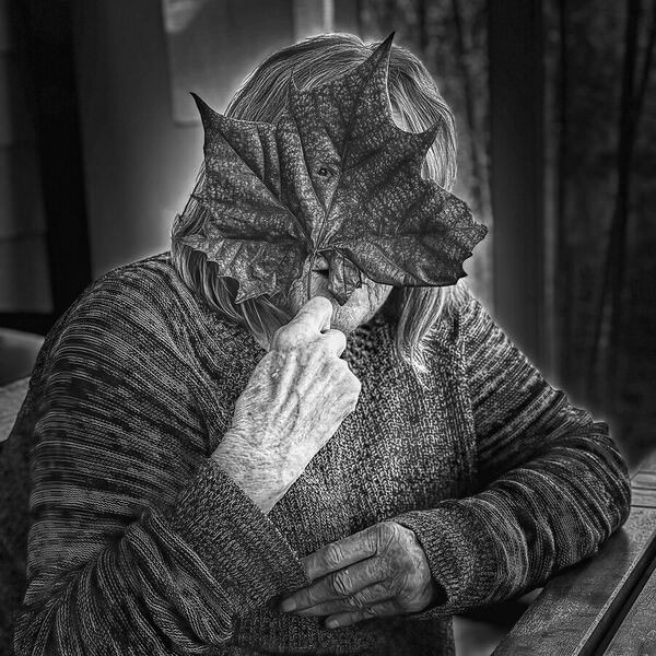 Photograph Larry Hamill Portrait Of My Wife Who Sadly Has Dementia on One Eyeland