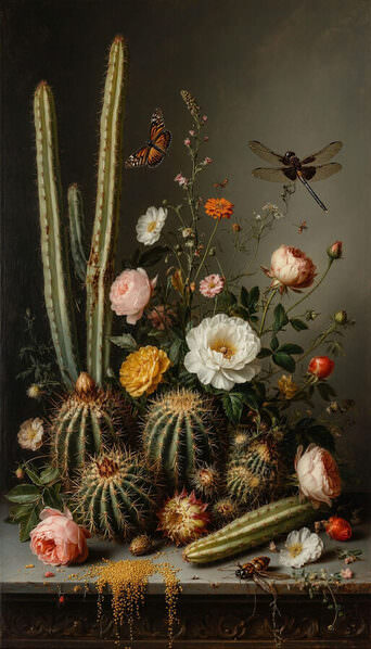 Photograph Dina Poluhina Cacti on One Eyeland