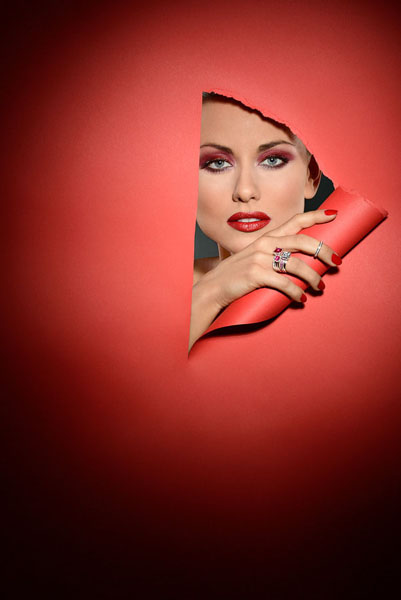 Photograph Jacob Getz Celebrity Stackables Ripping Red on One Eyeland