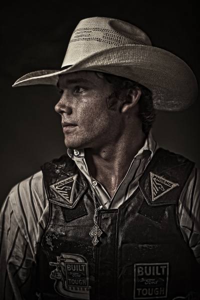 Photograph Andy Mahr Cowboy on One Eyeland