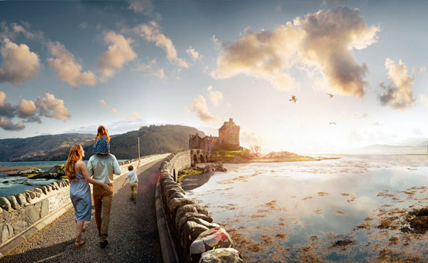 Photograph Nick Hall Eilean Donan Castle on One Eyeland