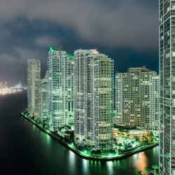 Miami nights-Carl Lyttle-Bronze-ARCHITECTURE-Cityscapes -173