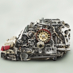 calculating machines-Kevin Twomey-Gold-FINE ART-Still Life -311