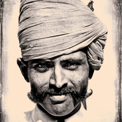 Portraits of Rajasthan-Brian Smith-Silver-PEOPLE-Portrait -395