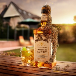 JACK DANIELS 'Tennessee Honey'-Cream Studios-gold-CGI ARTIST-CGI Artist-1333